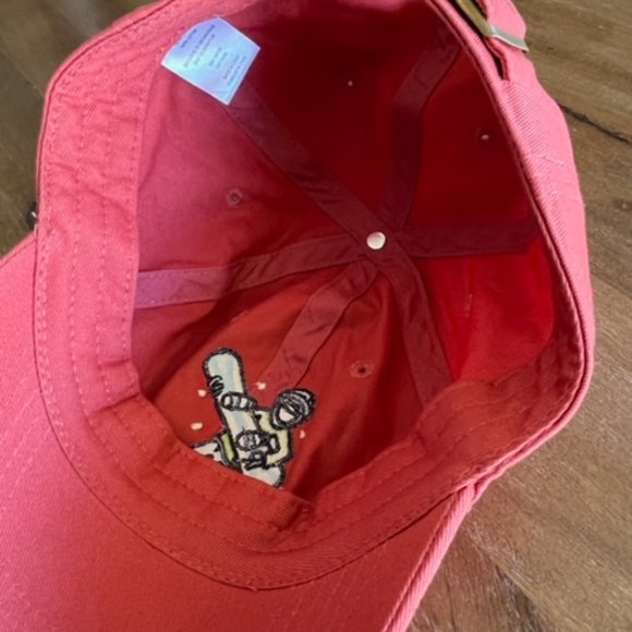 Life Is GOOD Jake Snowboarding Hat Orange/Pink Peach‎ Adjustable Strap Back Cap - Picture 6 of 6